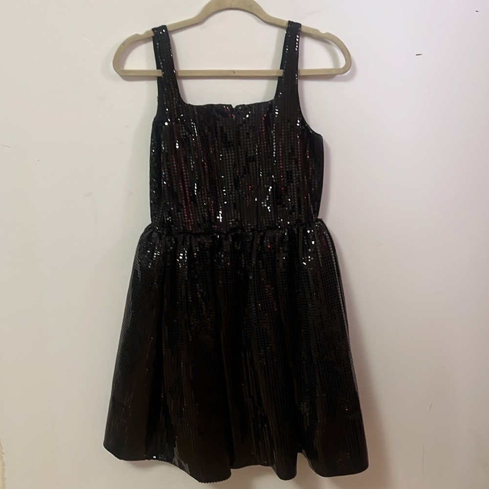 DKNY COCKTAIL BLACK HOLIDAY MINI DRESS S